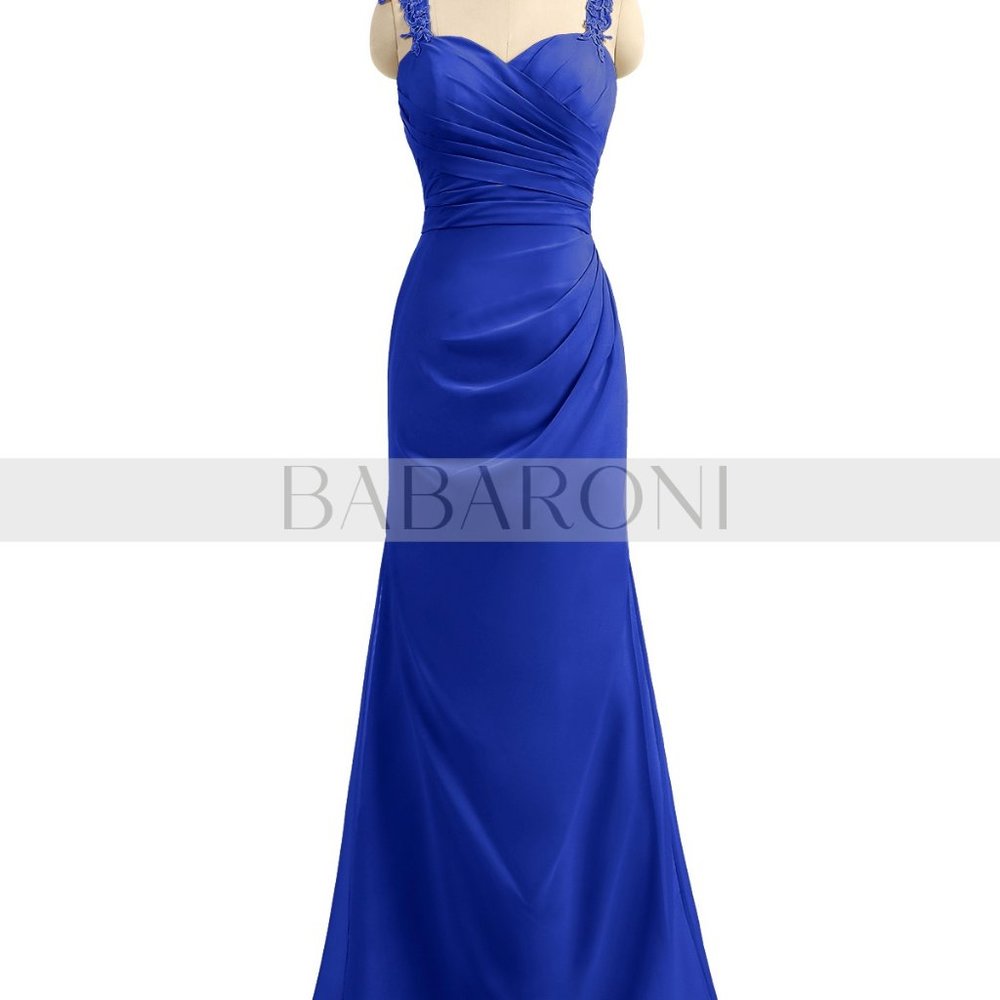 Babaroni Royal Blue Bridesmaid/Prom Dress